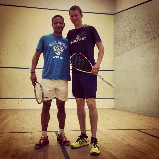 Shawn Delierre and Chris Gordon in Salming post image