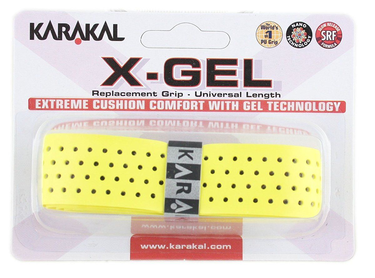 Tennis Blue Badminton Karakal X-Gel Replacement Grip Squash Grips Gel 