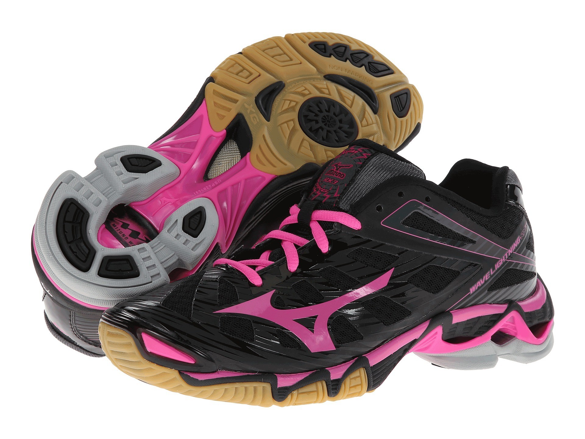 Mizuno Womens Wave Lightining Rx3 Ankle-High Fabric Running Shoe