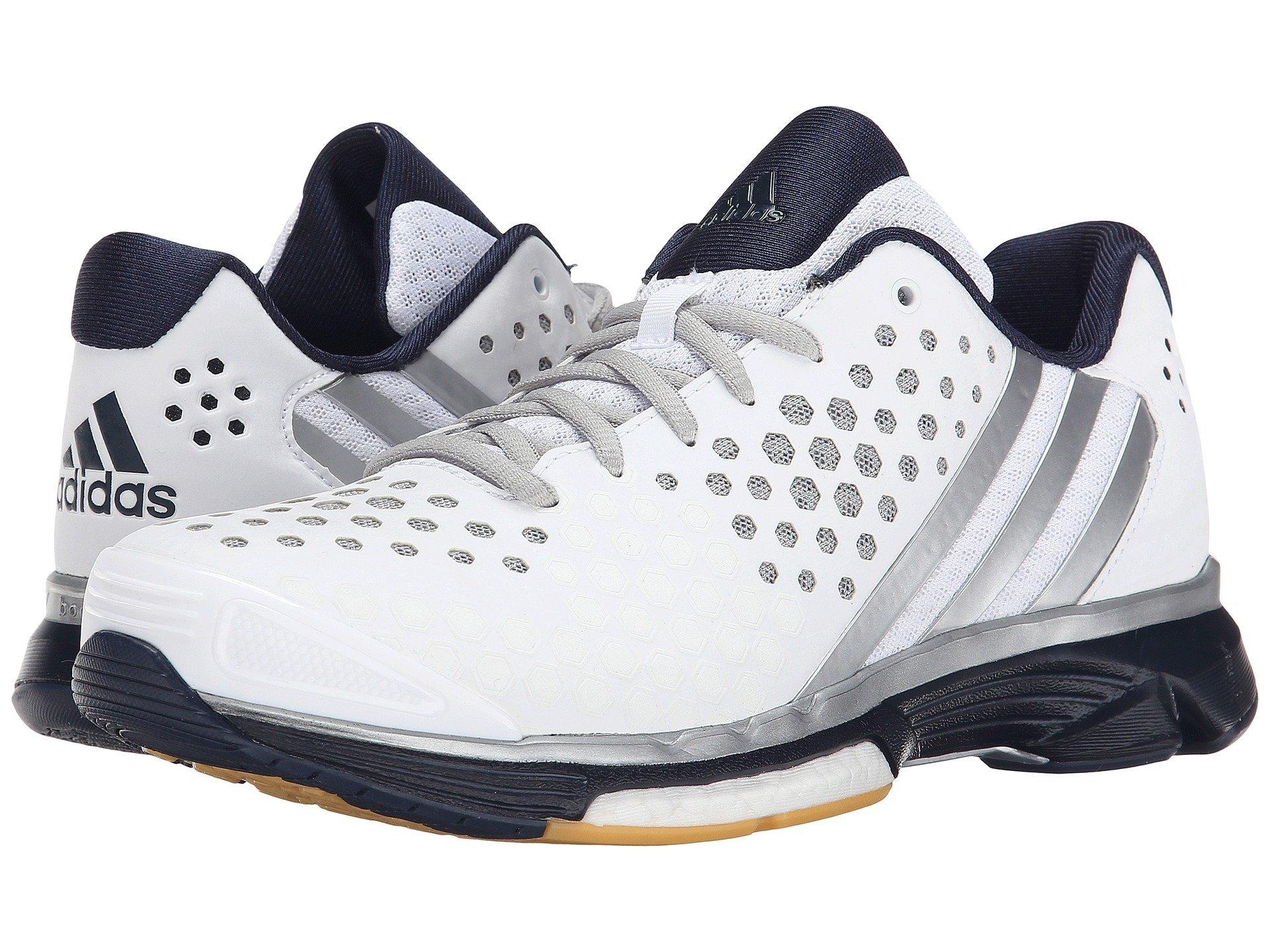 adidas volley response boost women white silver navy