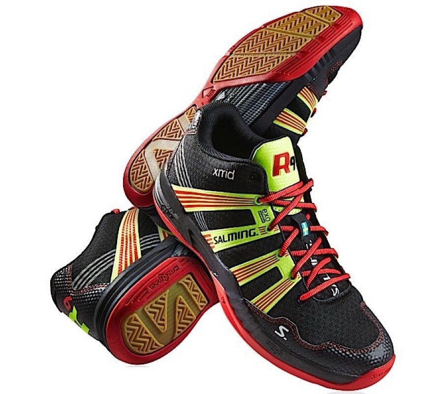 Salming Race R9 Mid 2.0 [Black / Red]