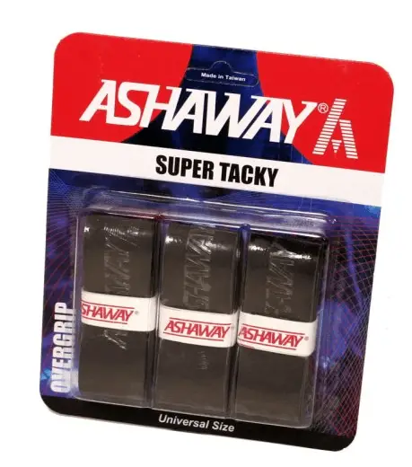 Details about   ASHAWAY SUPER TACKY OVERGRIP PACK OF 3 GRIPS RRP £12 YELLOW COMFORT 