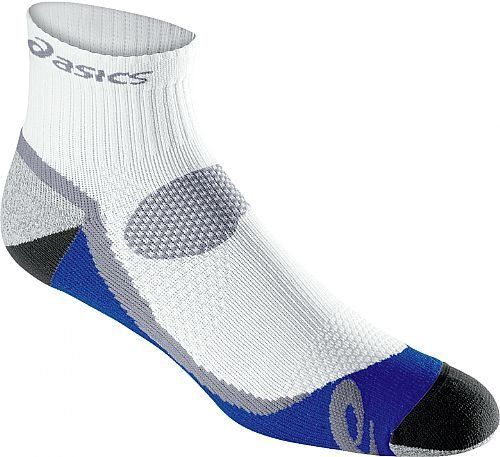 asics kayano quarter socks blue