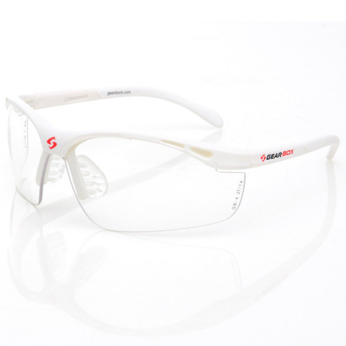 Gearbox Slim Fit White Goggles