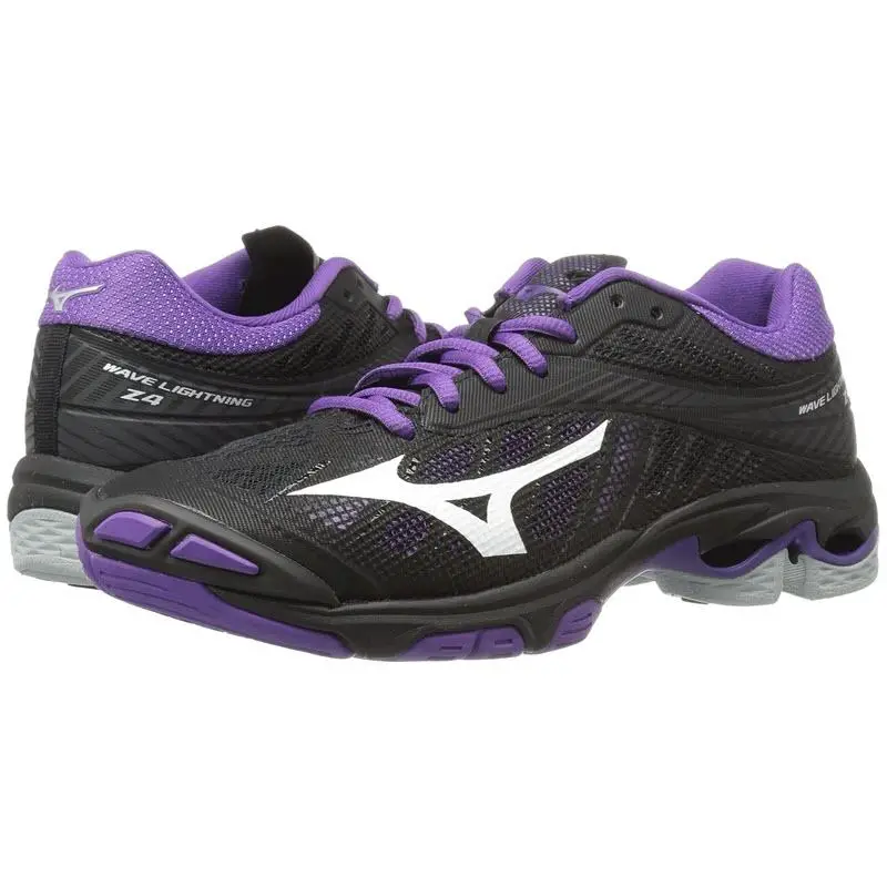 23cm MIZUNO Volleyball Shoes Wave Lightning Z4 White Navy Pink US5 