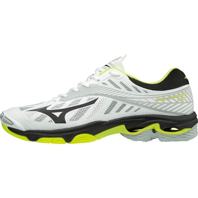 MIZUNO Volleyball Shoes Wave Lightning Z4 White Black Yellow US10 28cm 