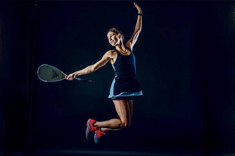Nele Gilis Jumping Tecnifibre Dynergy APX