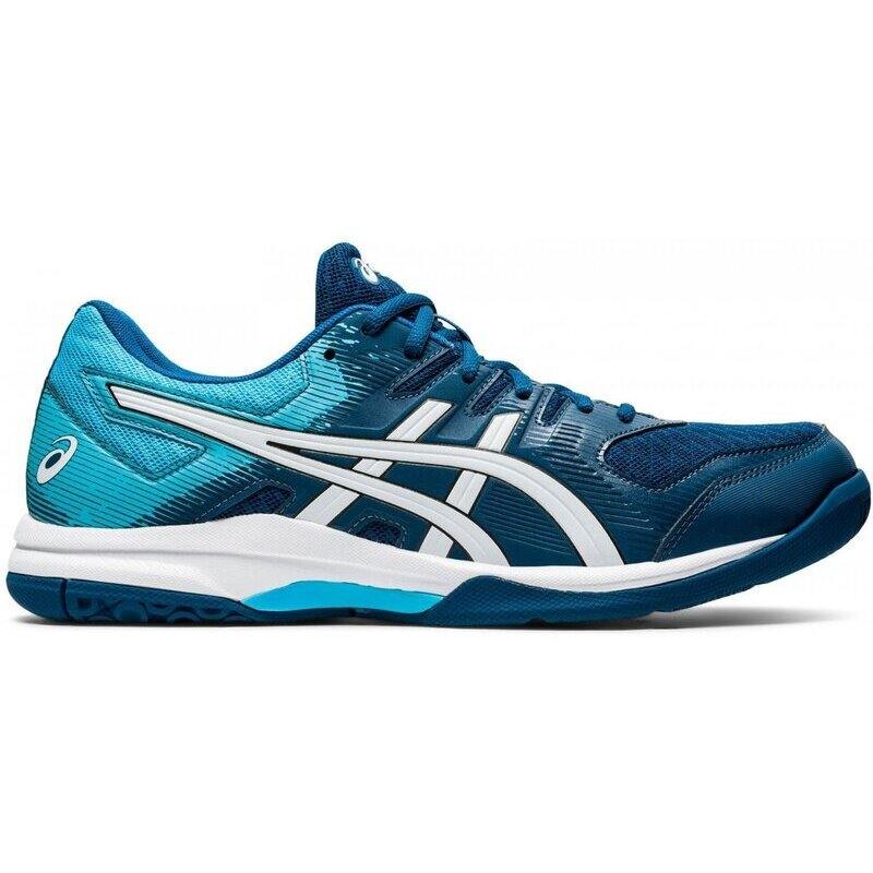 asics blue volleyball shoes