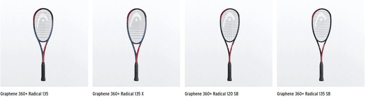 Radical Racquet Types I Can Hardly Tell the Head Radical Rackets Apart - Squash Source