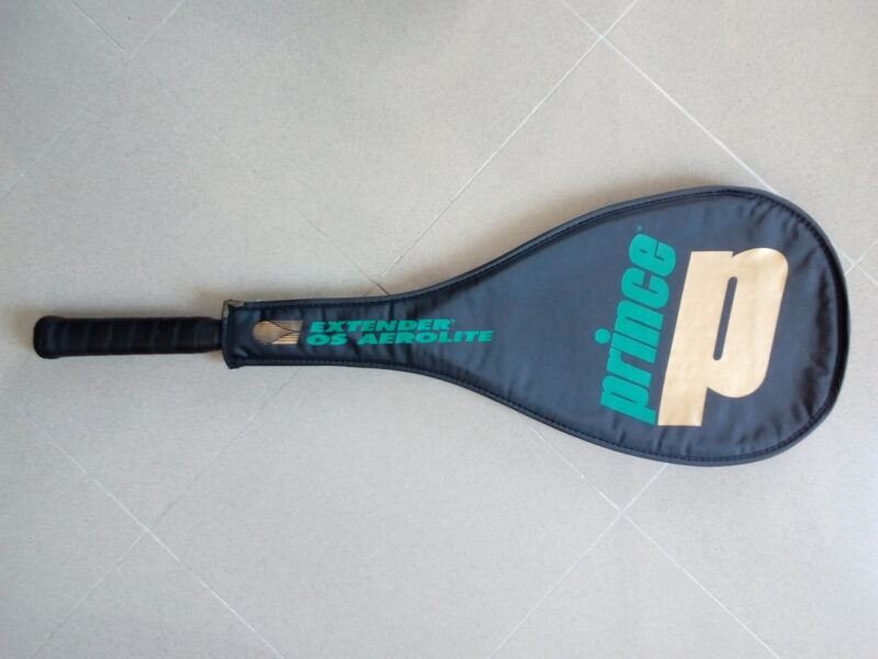 Brand New Balls Grips Prince "Extender OS Outrage " Oversize Squash Racket 