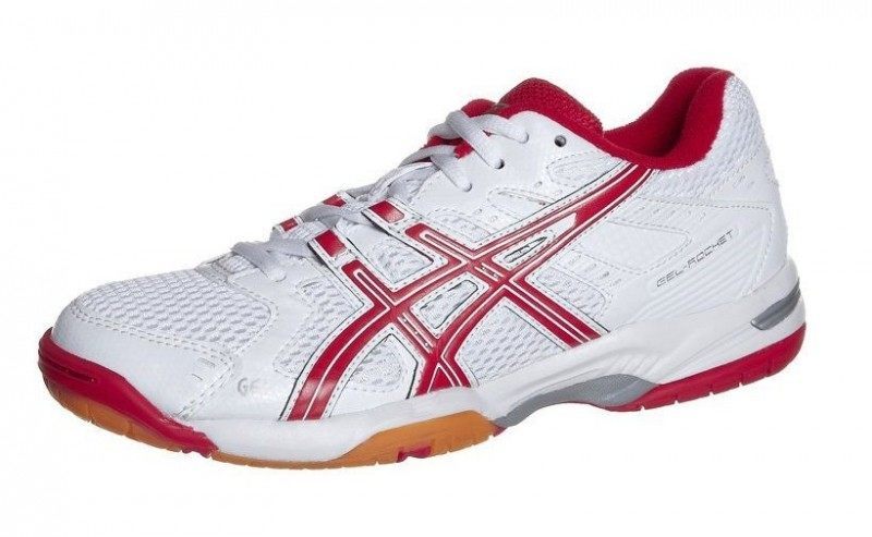 asics gel rocket red